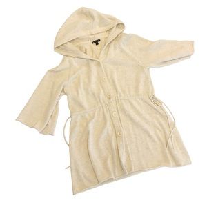 Gap hooded sweater, off-white, Size Large